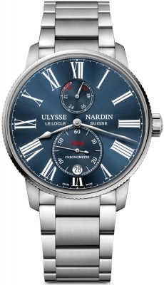 Buy this new Ulysse Nardin Marine Chronometer Torpilleur 42mm 1183-310-7m/43 mens watch for the discount price of £7,114.00. UK Retailer.